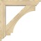Ekena Millwork Imperial Traditional Rough Sawn Bracket w/ Offset Brace, Douglas Fir, 6"W x 30"D x 30"H BKT0604X30X30IMP01RDF - alternate 3
